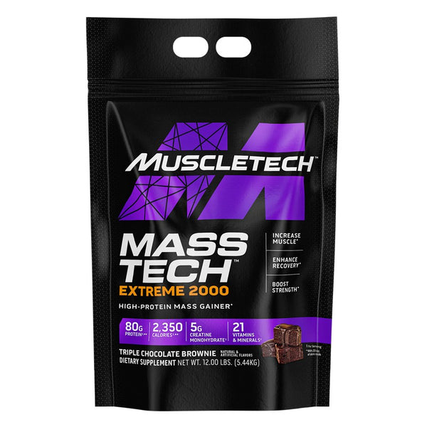 Muscletech Mass Tech Extreme 2000 Mass Gainer 12Lb