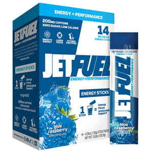 JetFuel® Energy + Performance Energy 14 Stick Packs 0.24 oz (6.76 g) Each Gat Sport