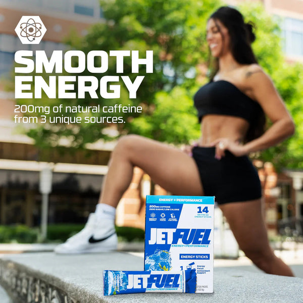 JetFuel® Energy + Performance Energy 14 Stick Packs 0.24 oz (6.76 g) Each Gat Sport