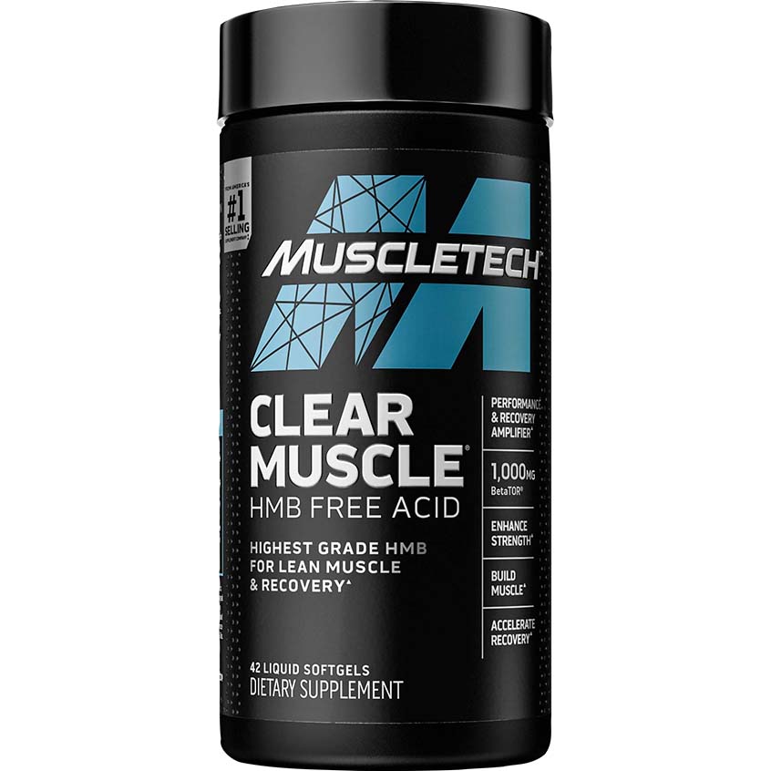Muscletech Clear Muscle HMB Free Acid Lean Muscle & Recovery 42 Servings MuscleTech