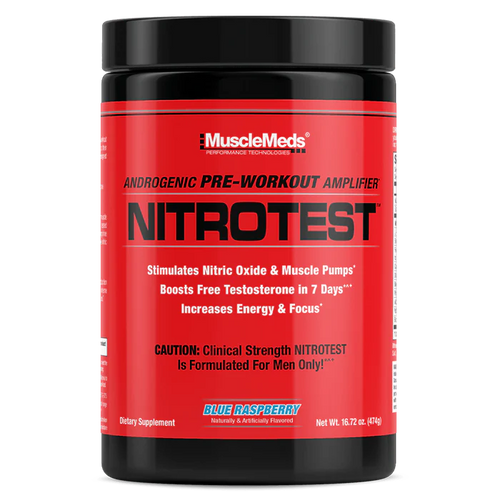 Musclemeds Nitrotest Androgenic Pre-workout 30 Servings Musclemeds