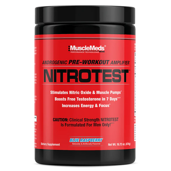 Musclemeds Nitrotest Androgenic Pre-workout 30 Servings Musclemeds