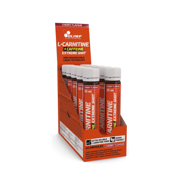 Olimp L-Carnitine + Caffeine Extreme Shot – 10 x 25 ml