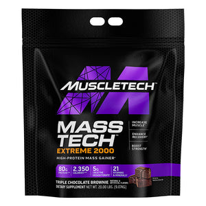 Muscletech Mass Tech Extreme 2000 Mass Gainer 20Lb