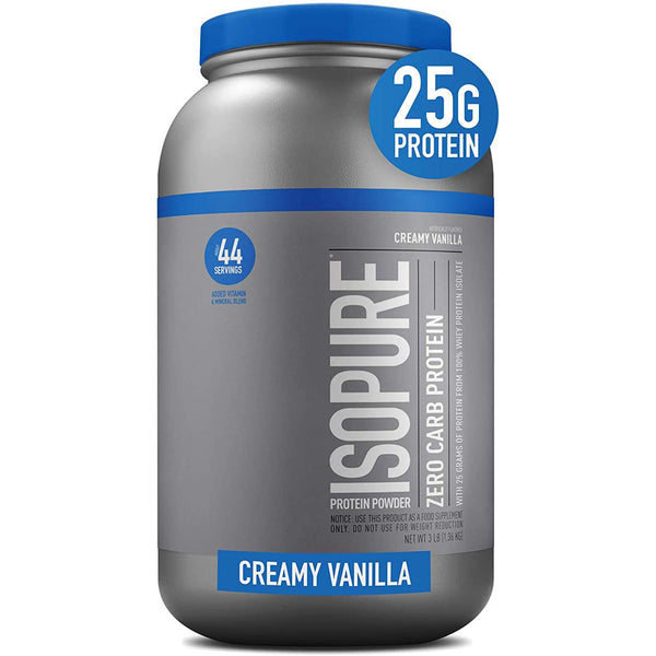 Nature's Best Isopure Zero Carb Protein,  3 LB, 25 Grams Protein Per Scoop ISOPURE