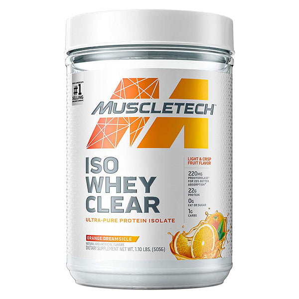 Muscletech Iso Whey Clear Ultra-Pure Whey Protein 19 Servings MuscleTech